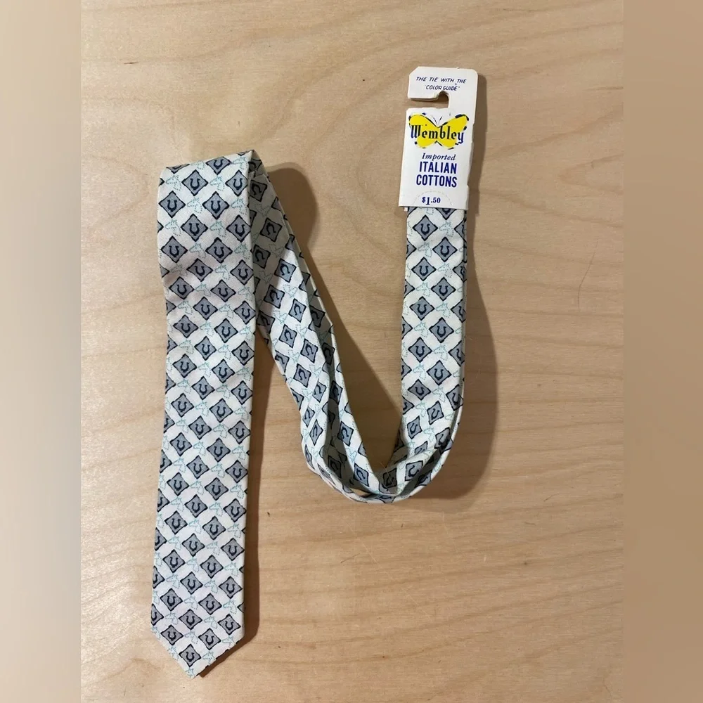 Vintage Wembley  Imported Italian Cotton Tie (CI)
